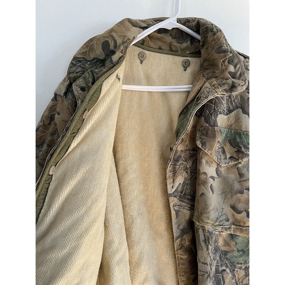 VINTAGE Camo Jacket Mens 2XL Advantage Lined Scovill 1970s U.S Military Hunting - Picture 3 of 9